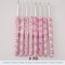 8PCS Crochet Hooks Set – 2.5mm to 6mm – Pink Handle Ergonomic Crochet Hook Needles for Beginners – DIY Crocheting & Knitting for Sweaters, Scarves & More
